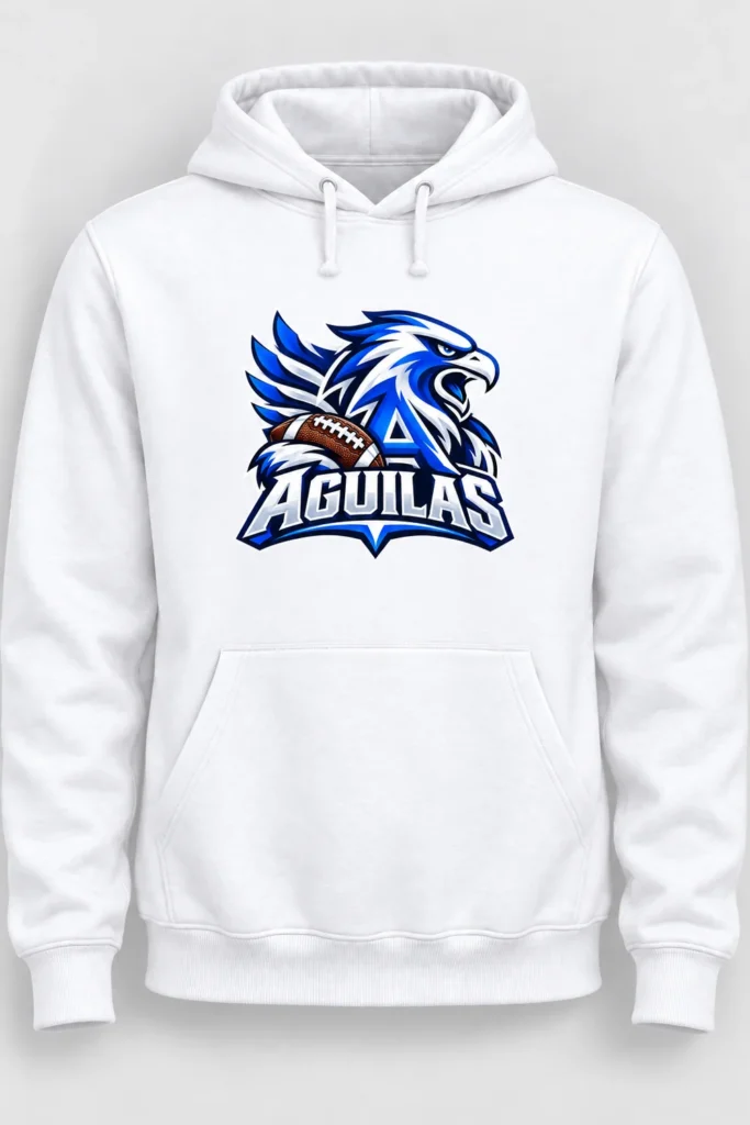 Hoodie blanca Águilas