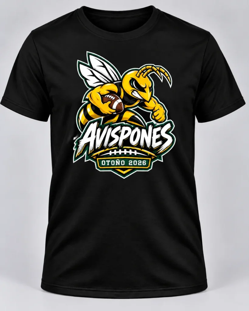 Playera caballero Avispones