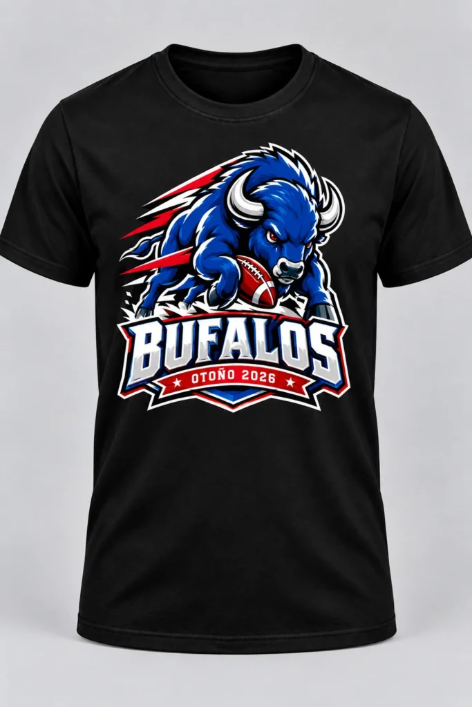 Playera caballero Bufalos