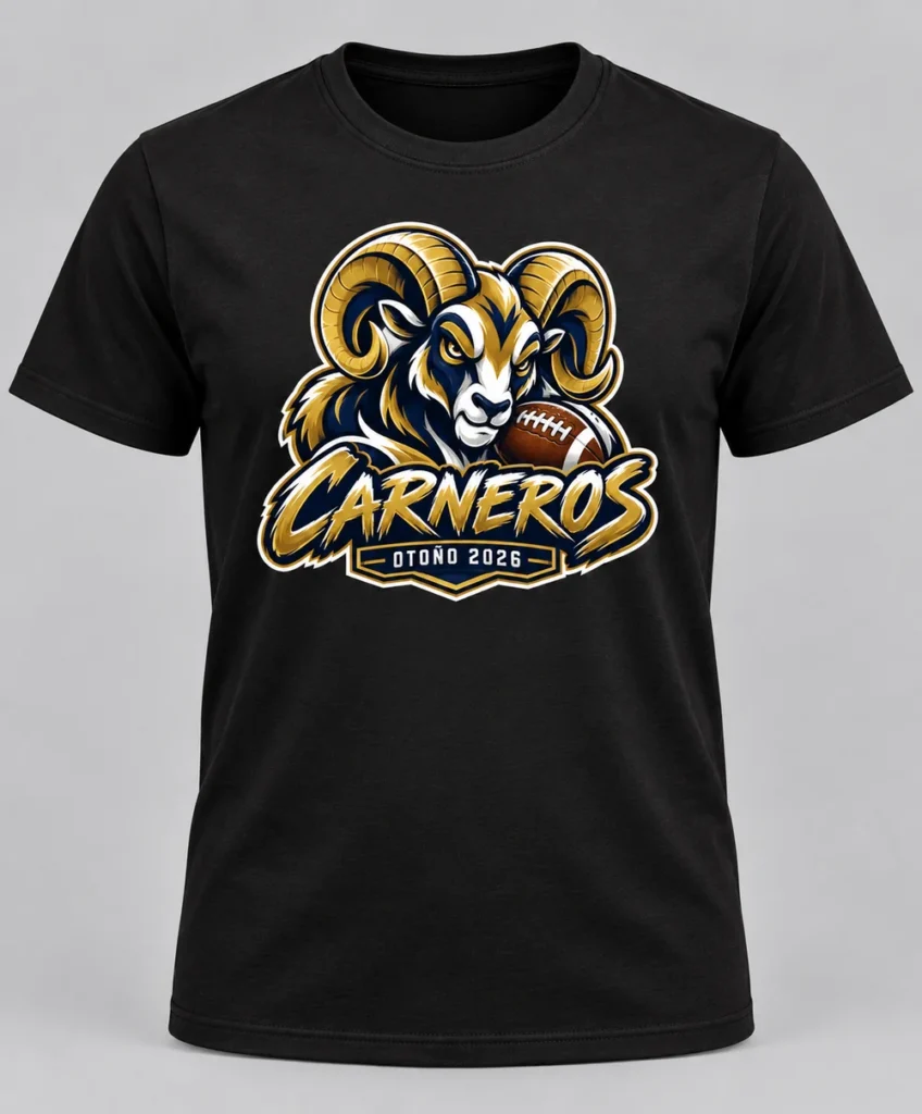 Playera caballero Carneros