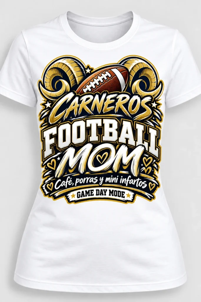 Playera Mamá Fútbol Carneros