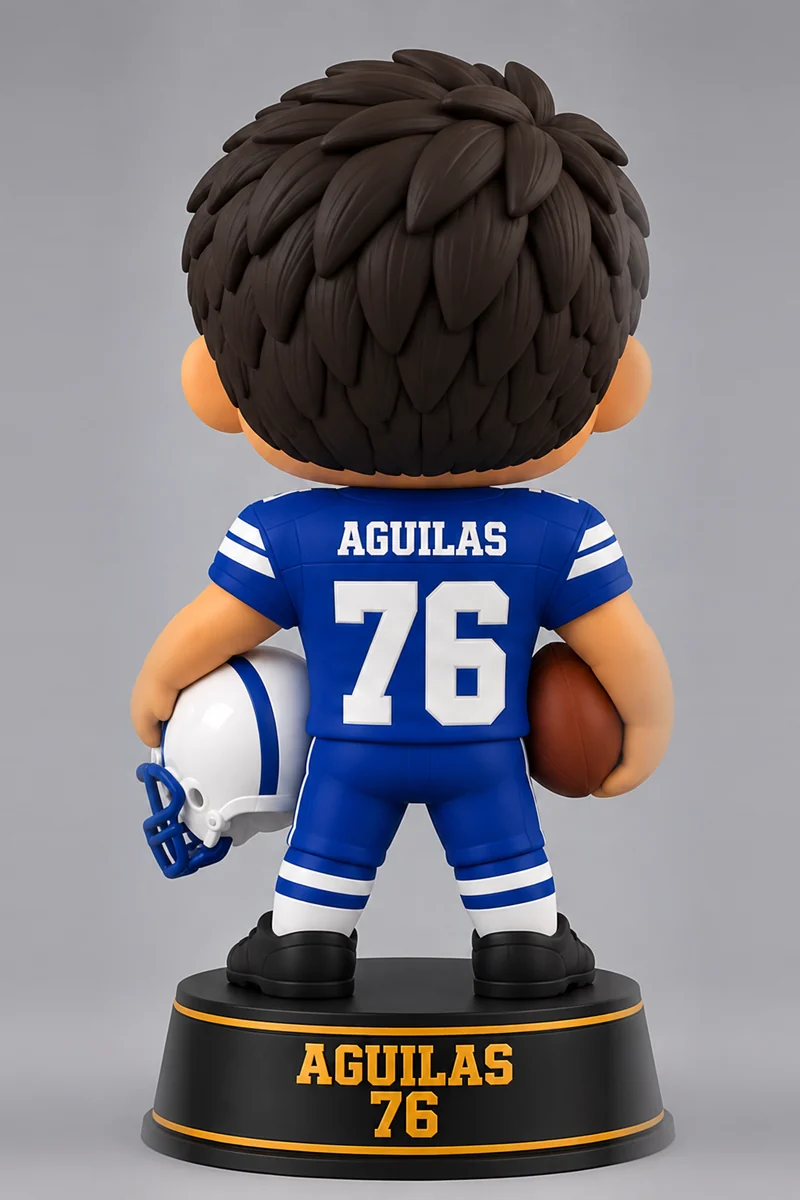 Figura coleccionable personalizada, render ilustrativo