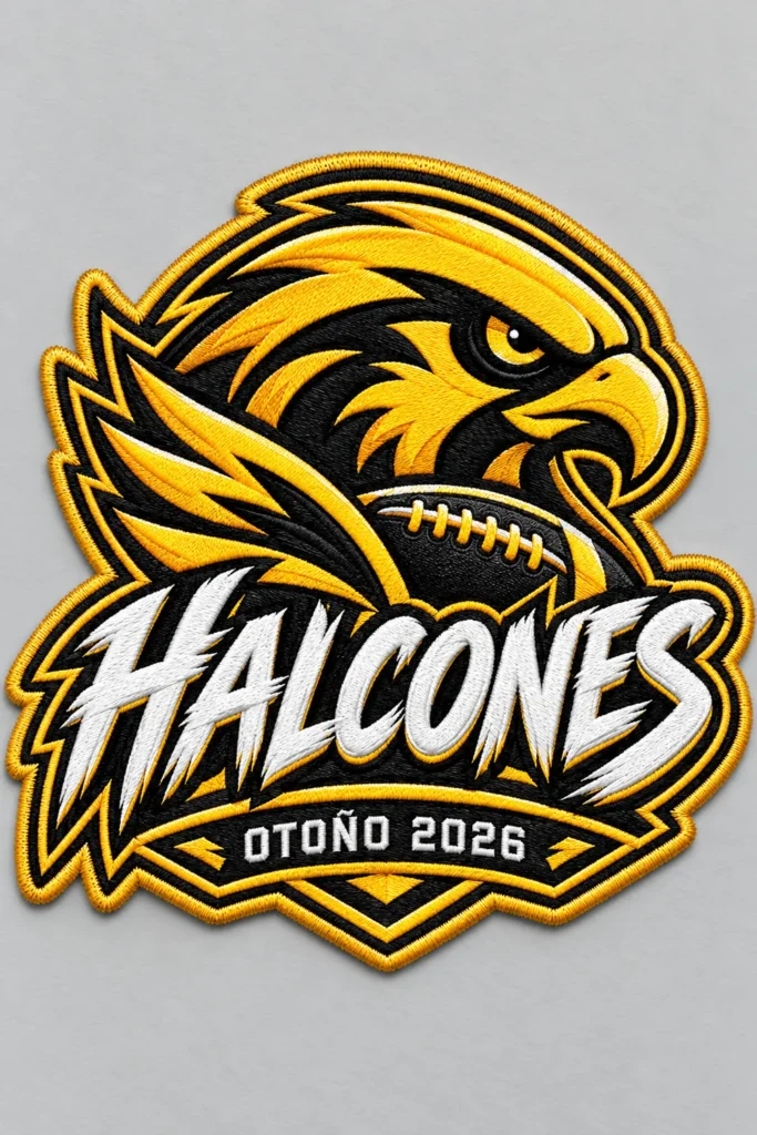 Parche bordado Halcones