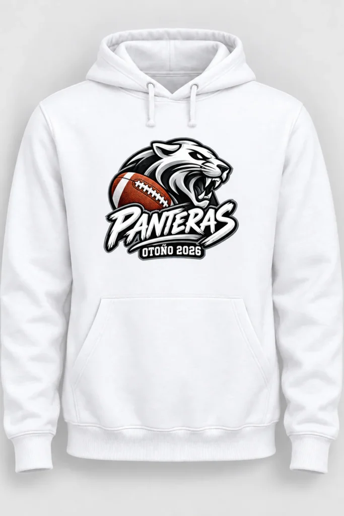 Hoodie blanca Panteras