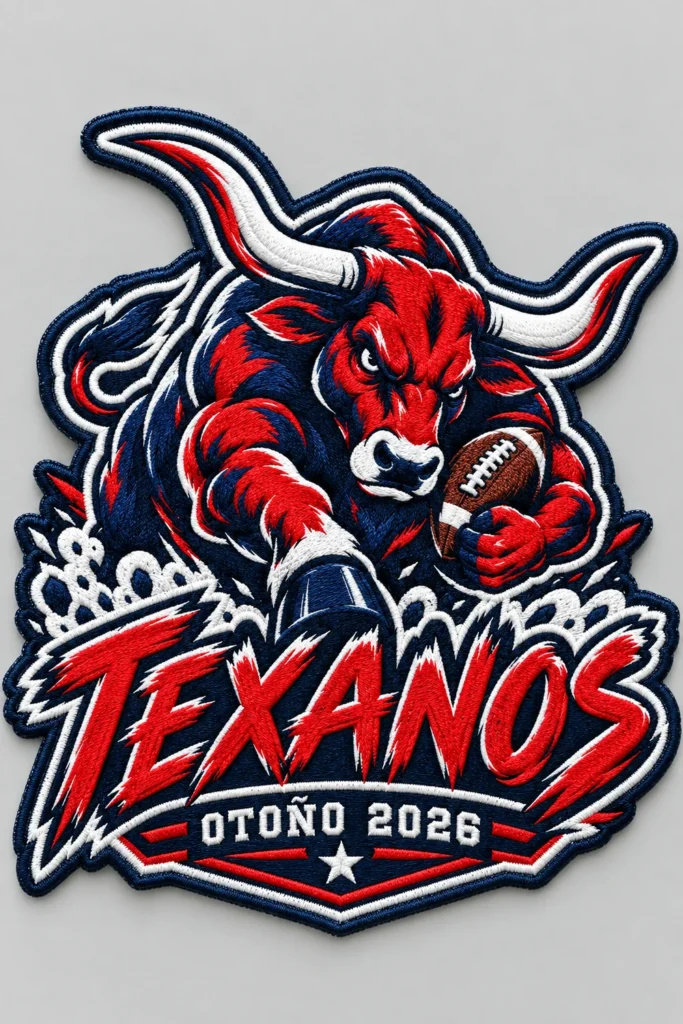 Parche bordado Texanos