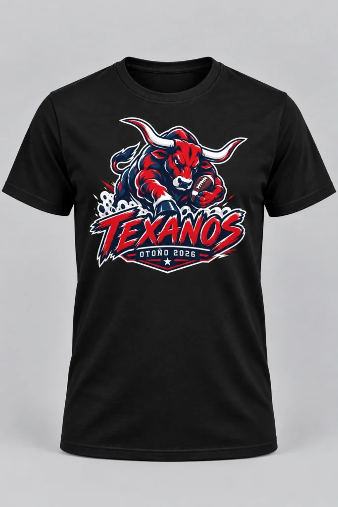 Playera caballero Texanos