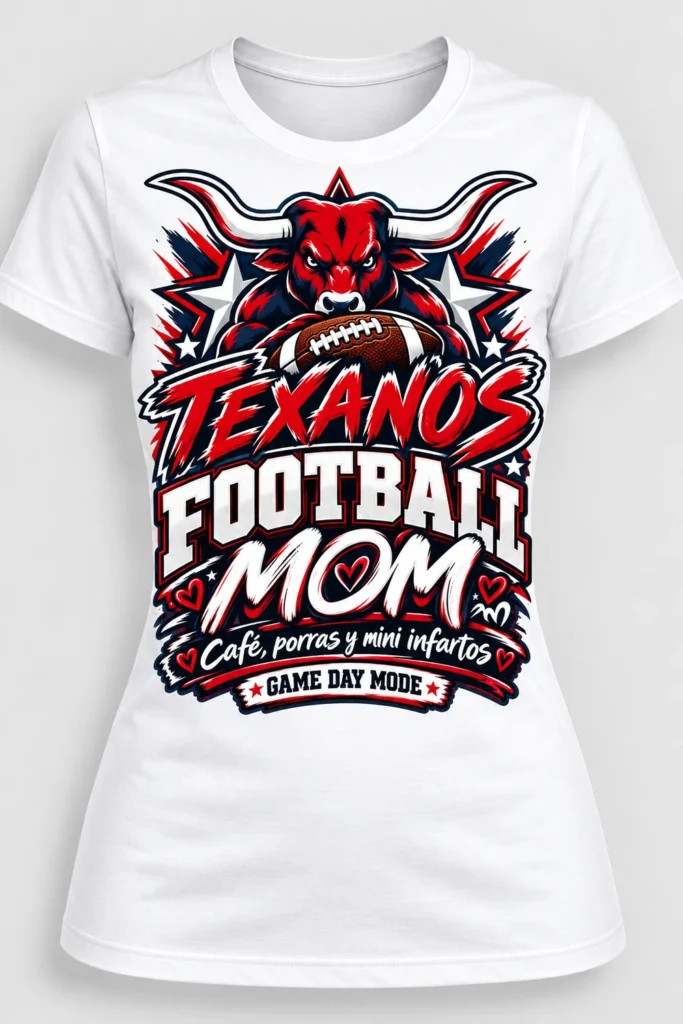 Playera Mamá Fútbol Texanos