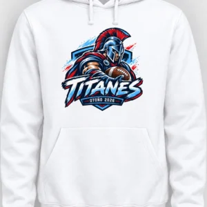 Hoodie blanca Titanes