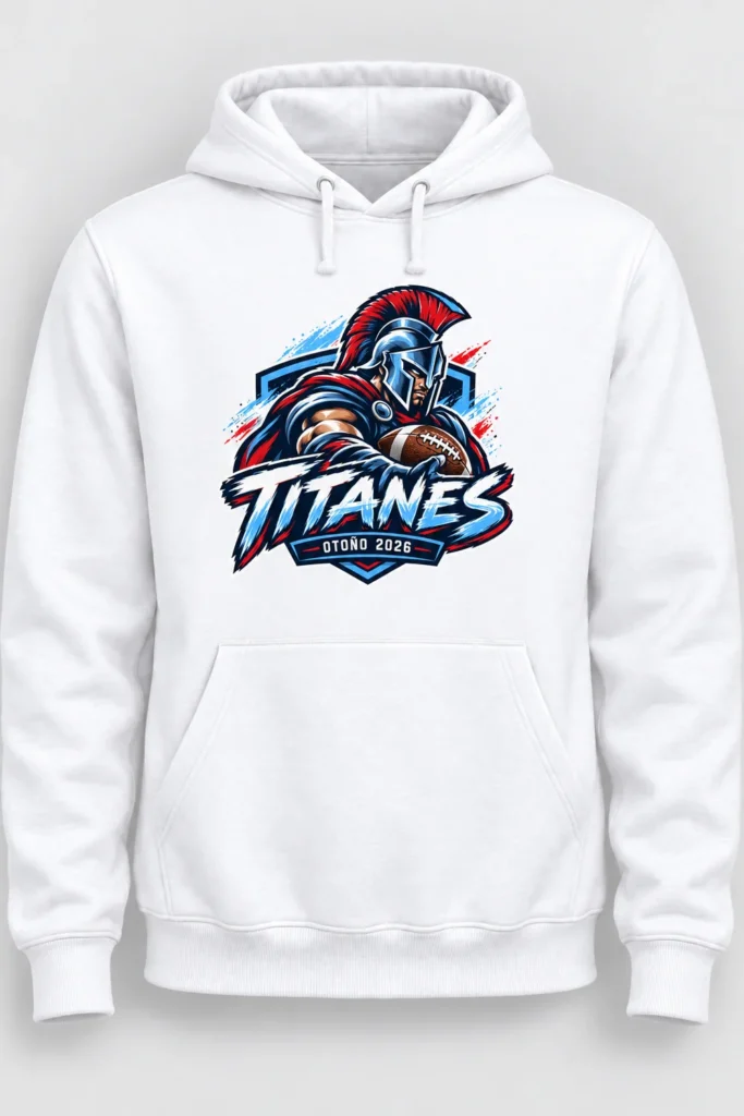Hoodie blanca Titanes