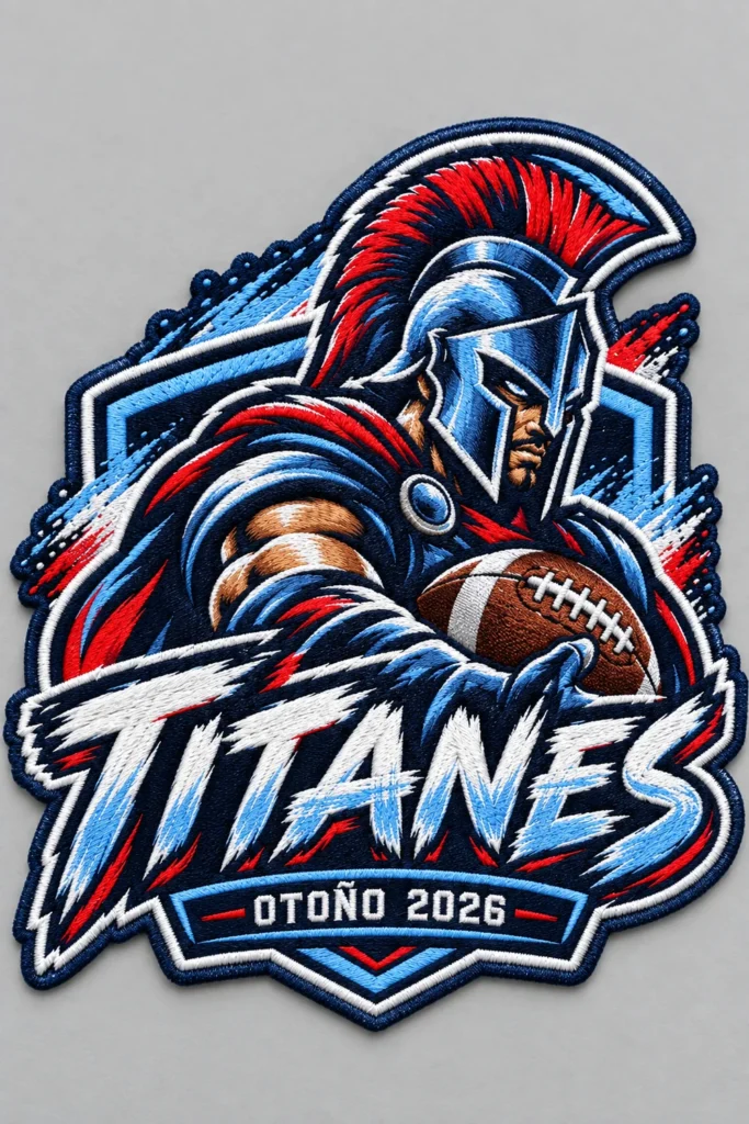 Parche bordado Titanes