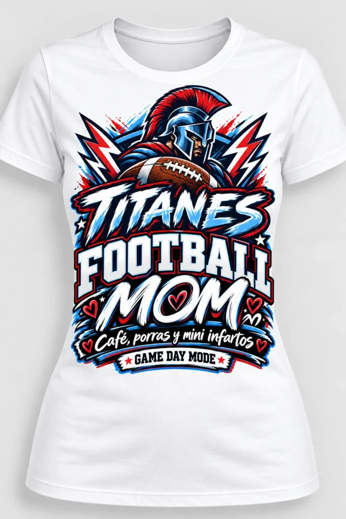Playera Mamá Fútbol Titanes