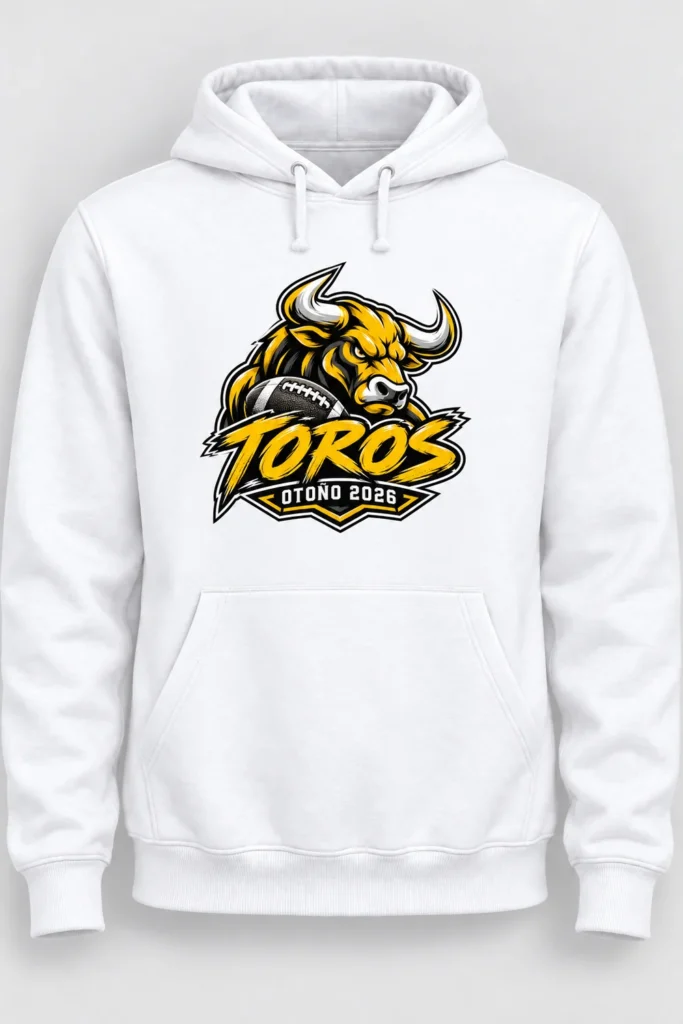 Hoodie blanca Toros