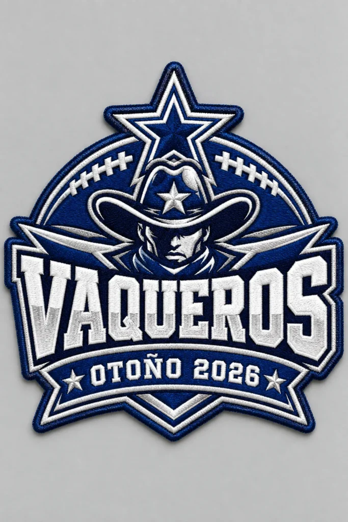 Parche bordado Vaqueros