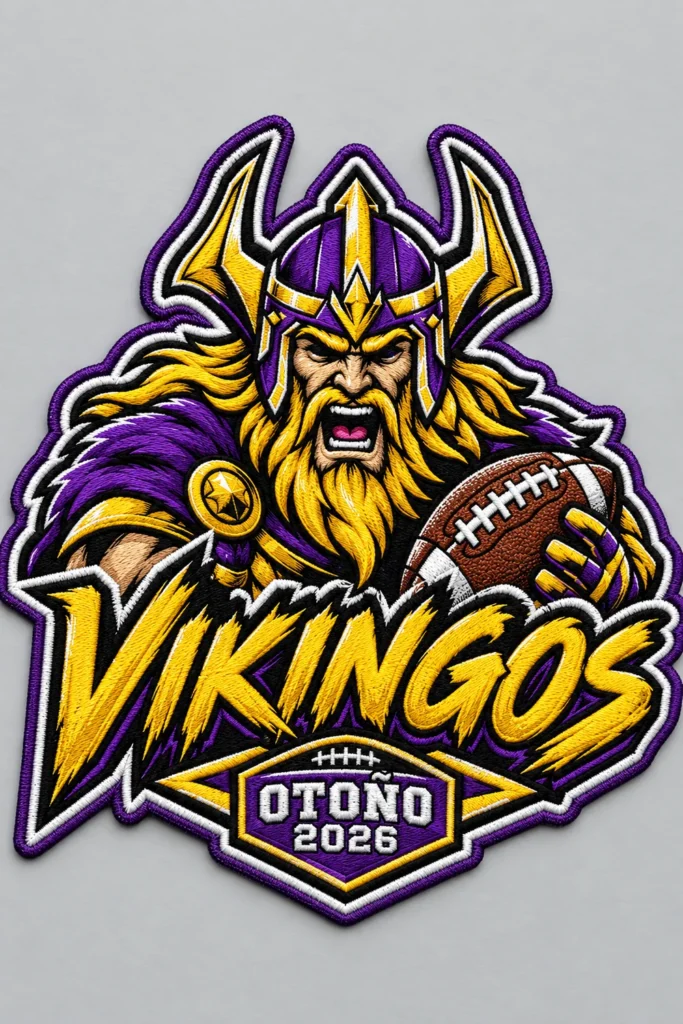 Parche bordado Vikingos